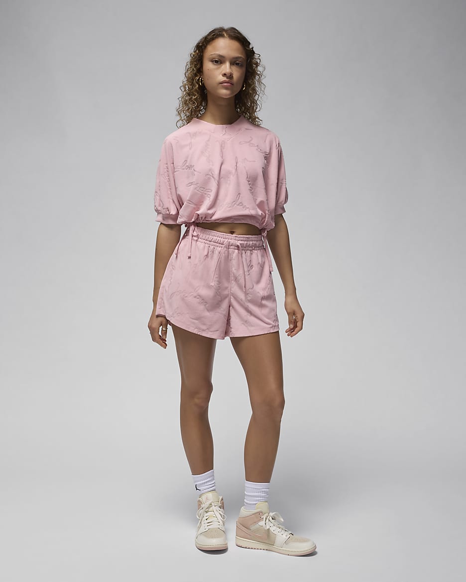Top corto in maglia Jordan Donna. Nike CH